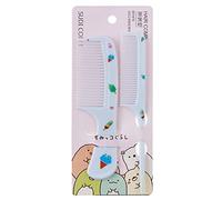 Peigne à cheveux en plastique antistatique pour enfants, étudiantes, filles, peigne à cheveux mignon et portable