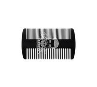 Peigne à cheveux et barbe en métal - Outil de coiffure ergonomique - Portable - Pour voyage, maison ou bureau - Peigne de toilettage pour homme