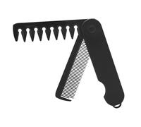 Peigne à cheveux fin de voyage - Peigne de poche latéral | 2 en 1, côté à dents fines pour le coiffage, côté à dents larges pour démêler, toilettage portable pour la maison et les voyages avec