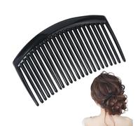 Peigne à cheveux français à 23 dents, élégant peigne à cheveux incurvé, durable, accessoire de cheveux antidérapant, 8,9 x 1,99 x 5,9 cm, pour femmes et filles