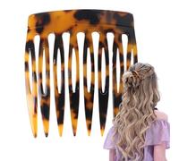 Peigne À Cheveux Français - Acrylique 2,28x2,68 Po | Barrette Latérale Élégante | Accessoire De Coiffure Pour Chignons Mariages Fêtes Soins Capillaires Quotidien Maison