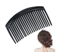 Peigne à cheveux français - Barrette à 23 dents avec fermoir à vis pour femme - Coiffure de mariage - Chignon haut et tresse