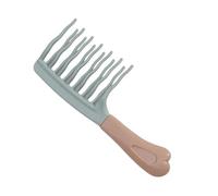 Peigne à cheveux interactif à double dents ondulées pour stimuler le cuir chevelu et réduire les nœuds pour enfants améliorer l'interaction brosse à dents incurvées