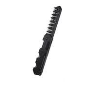Peigne à cheveux lisse - Peigne à cheveux nordique - Texture à dents larges - Peigne de coiffage portable et pliable - Peigne démêlant