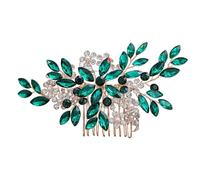 Peigne à cheveux luxueux avec strass en cristal pour mariée et demoiselle d'honneur
