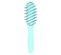 Peigne à cheveux ménisque brosse sèche et humide brosse de massage de coiffure en nylon pour coiffure usage domestique 23,5 x 4,2 x 3 cm petit peigne incurvé (Vert)