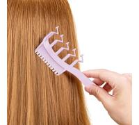 Peigne à cheveux - Peigne à dents larges | Peigne de coiffure multifonction en forme de Z - Peigne à dents larges pour le volume, peigne démêlant à dents fines et peigne pour queue de cheveu