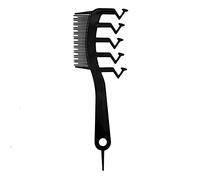 Peigne à cheveux - Peigne à dents larges | Peigne de coiffure multifonction en forme de Z - Peigne à dents larges pour le volume, peigne démêlant à dents fines et peigne pour queue de cheveu