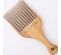 Peigne à cheveux | Pic antistatique naturel, antistatique, style afro, cheveux épais bouclés, léger et durable. Ce choix de cheveux en bois est fabriqué en bois de haute qualité, qui