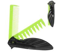 Peigne à cheveux pliable de poche - Outil de toilettage compact pour un usage quotidien | Léger et prêt à voyager, design pliable pratique pour lisser, démêler et coiffer les cheveux à tout moment et