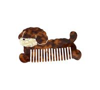 Peigne à cheveux portable anti-électrostatique en acétate, léger, design facile à transporter, démêlant en douceur pour tous les types de peigne de prévention de la casse