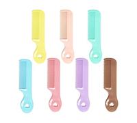 Peigne À Cheveux Pour Bébé 7 Pièces, Mini Peigne À Cheveux De Couleur Bonbon, Peigne À Cheveux Simple Pour Petits Enfants, Peigne À Cheveux Portable, Peigne De Soins Capillaires À Dents Rondes