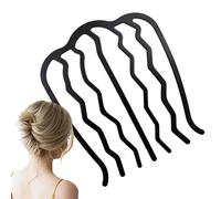 Peigne à cheveux pour coiffer | Peigne à cheveux épais en forme de U | Peignes à cheveux en métal, outil de cheveux torsadés français, cheveux fins/épais, mariage, filles