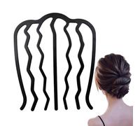 Peigne à cheveux pour coiffer - Peignes latéraux en métal durable, support à cheveux classique en U | Prise en main sûre avec bords lisses pour cheveux fins, coiffures de mariage pour femmes, chignons