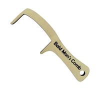 Peigne à cheveux pour homme chauve, cadeau amusant pour homme, outils de toilettage humoristiques en bois sans dents, brosse à cheveux pour homme
