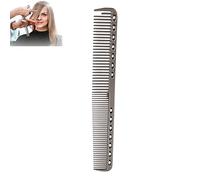 Peigne à cheveux Professional Space Aluminium Outils de beauté, peigne de coiffeur peigne en carbone résistant à la chaleur anti-statique cheveux peigne coiffeurs coupe de cheveux style
