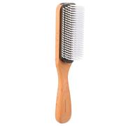 Peigne à Cheveux Robuste en Bois de Hêtre pour Hommes, Marron | Poignée Antidérapante, Corps Détachable, Entretien Facile, Style Mode, Usage Maison ou Extérieur