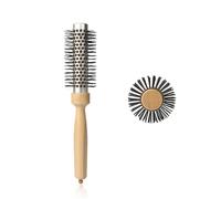 Peigne à cheveux rond en aluminium pour un séchage rapide et un coiffage des cheveux pour les professionnels occupés et les besoins quotidiens de soins capillaires - Brosse ronde de grande taille pour