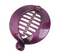 Peigne à cheveux rond pour queue de cheval pour femme