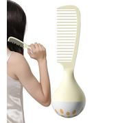 Peigne à cheveux - support de support de base pondéré pour coiffage, conception ergonomique confortable avec multi-usage, outil de soins capillaires pour les voyages, voyages d'affaires, école, salle