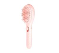 Peigne à cheveux télescopique : brosse de démêlage à longueur réglable, design auto-purificateur en une touche | Soins capillaires sans nœuds, accessoire de beauté portable, dames chic