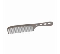 Peigne à Cheveux, Usage Professionnel de Salon Portatif Léger D'espace en Aluminium D'aviation (noir brillant 1)