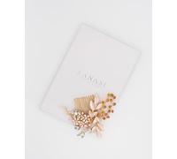 Peigne à cheveux vintage pour mariée - En or rose - Fait à la main - Avec cristaux et perles - Accessoire pour cheveux pour mariée et mariée - Option coffret cadeau (boîte cadeau incluse)
