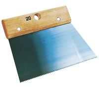 Peigne à colle 20CM dents carrées 6MM TALIAPLAST