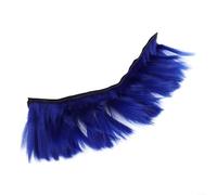 Peigne à coq punk pour perruque, couleur audacieuse en fibre PET Mohawk, accessoire de bordure extérieure personnalisée (orange)
