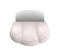 Peigne à coquille for animaux de compagnie, 2 pièces, peigne d'épilation for chat et chien, massage élastique(Pink)