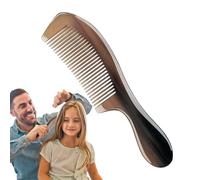 Peigne à cornes de buffle, peigne à cornes de bœuf,Brosse à cheveux anti-statique à dents larges Peigne à corne naturelle - Brosse en os des à la barbe faits à la main pour les hommes et le cuir cheve