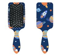 Peigne à coussin d'air antistatique, brosse à cheveux et peigne de massage pour cheveux secs ou mouillés qui réduit la casse et les frisottis, idéal pour démêler, lisser et sécher, astral ludique