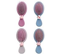 Peigne À Coussin D'Air Avec Corde À Cheveux, Peigne Portable, Outils De Coiffure, Peigne De Massage Du Cuir Chevelu, Mini Peigne À Coussin D'Air, Paquet De 4