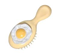 Peigne à coussin d'air - Décoder les pinceaux avec des œufs frits, brosse portable pour cuir chevelu | Peigne mignon de dessin animé pour cheveux fins, épais et bouclés