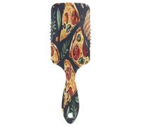 Peigne à coussin d'air pour tranches de pizza, ananas, brosse démêlante, brosse à cheveux saine, brosse 3D pour cheveux