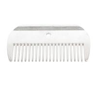 Peigne à crin pour cheval Harry's Horse Manenkam aluminium Blanc TU