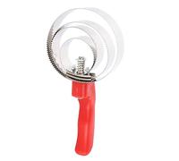 Peigne à Curry Pour Cheval, 4 Anneaux Double Face Réversible En Acier Inoxydable, Brosse à Curry Pour Cheval Avec Poignée Souple Pour le Toilettage