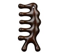 Peigne à dents en bois de santal de 11 cm - Peigne de massage - Peigne de lavage des cheveux - Brosse de douche - Accessoires de coiffure
