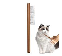 Peigne à dents en métal pour animal domestique, peigne anti-puces pour chien, anti-marques de larmes et tiques pour animaux domestiques, peigne de toilettage des dents F ou chats et chiens