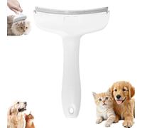 Peigne à dents en V, brosse d'épilation multifonctionnelle, tête incurvée créative pour animaux de compagnie, outil de toilettage pour animaux de compagnie, design ergonomique, compact et vertical