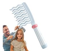 Peigne à Dents Espacées | Grande Brosse pour Boucles à Dents Larges,Outil Coiffure Manche Ergonomique Double Rangée Volume Massant Cuir Chevelu Femmes