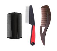 Peigne À Dents Fines, Peigne Anti-phares Anti-phares, Peigne De Détoxification Du Cuir Chevelu, Kit De Crête, Peigne De Cuir Chevelu Fin En Acier Inoxydable Pour Laver Et Apaiser