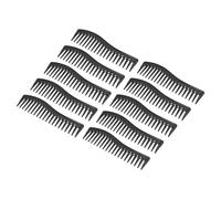 Peigne à Dents Larges Démêlant, Peigne à Dents Larges, en Plastique Doux pour le Cuir Chevelu, Peigne Démêlant Portable pour la Maison et les Voyages, 10 Pièces