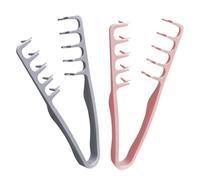 Peigne À Dents Larges,Lot de 2 Peigne À Texture,Hommes Accessoire,Peignes À Boucler Pour Racines,Outil Pour D-onner Du Volume Aux Racines Et Accessoire De Coiffure Pour Couvrir Les Frange Coiffure