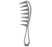 Peigne à dents larges - Peigne à dents pour cheveux statiques, peigne à dents de requin | Superbe peigne démêlant bouclé, Salon de coupe de perruque de cheveux épais ondulés humides pour cheveux mouil