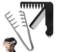 Peigne À Dents Larges Pour Cheveux - Pliable Et Portable Pour Franges - Peigne à Texture Volumineuse pour Hommes - pour Salon, Hôtel, Maison, Dortoir, Longs Voyages, Débutants, Coiffeur, Dames, Filles