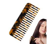 Peigne à dents larges pour démêler les cheveux avec petit porte-monnaie de | marbré antistatique