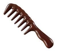 Peigne à dents larges pour les hommes femmes 8 x 2 pouces robustes et sans dégâts de massage en bois stress de peigne et soulagement la douleur brosse à cheveux pour la maison, le salon, les pe