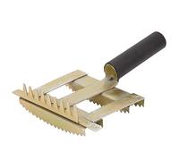 Peigne à dépouiller pour Le bétail, Outil de toilettage pour Vaches et taureaux avec Manche Ergonomique, Peigne à Dents en Fer arrondies pour éliminer Les Poils Morts sous-Pelage e