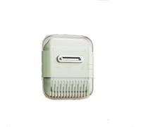 Peigne à effiler compact en acier inoxydable (vert)